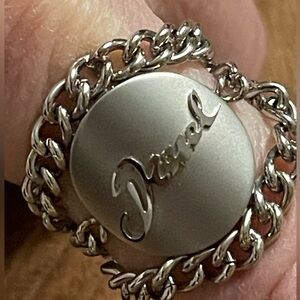 Diesel brand stainless steel chain ring size 5